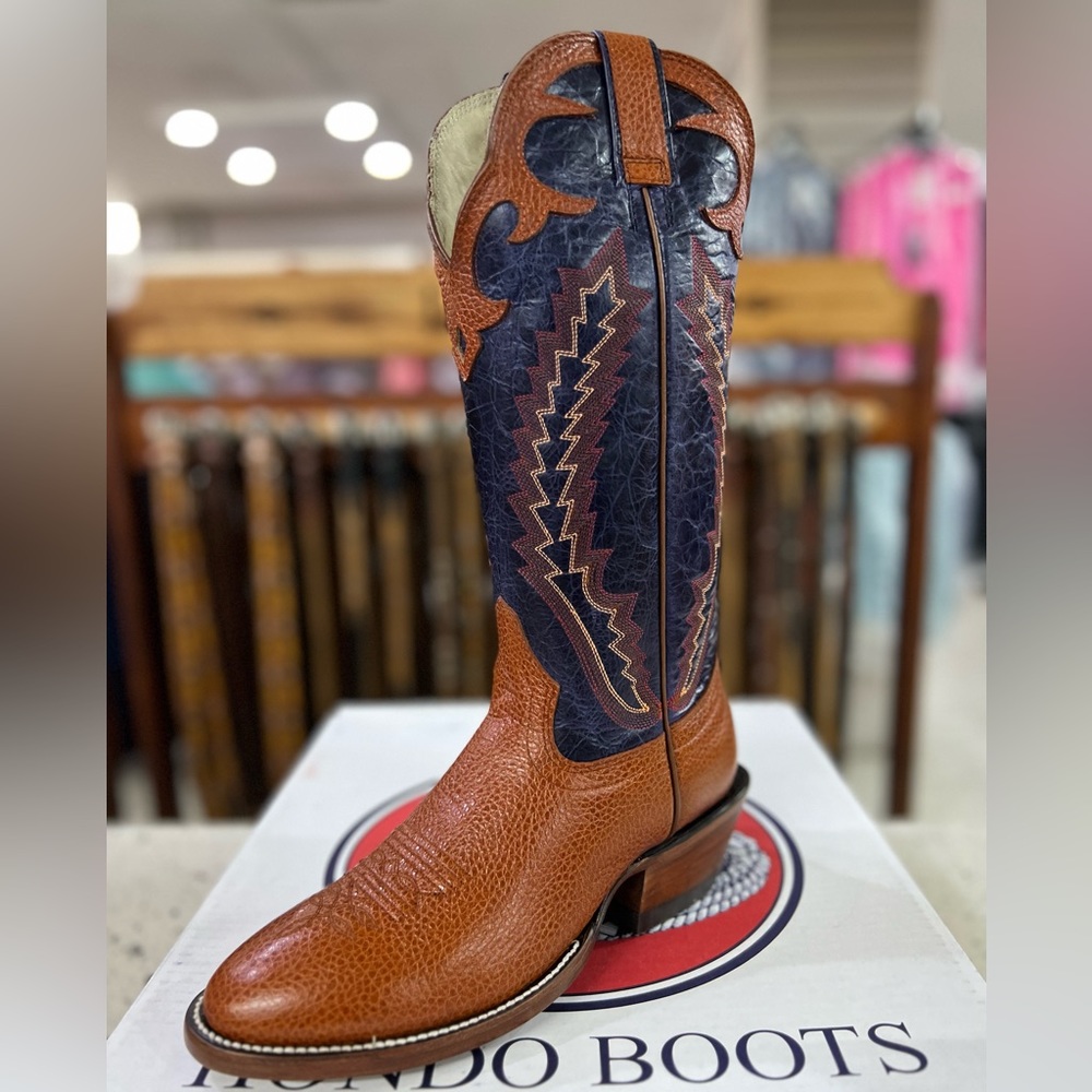 COPY - Hondo 2036 Bull Hide Cowboy Boots